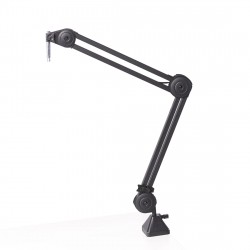 Suporte de microfone articulado com garra Aweda AMS-BA-35