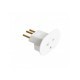 Adaptador de Tomada 2P+T 10A 250V Branco Weg 13460739
