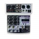 Mesa de som analógica com 4 canais Waldman ST4DSP